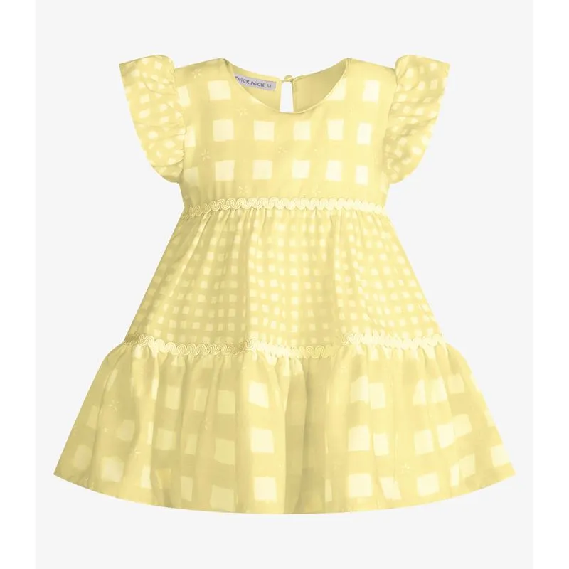 Vestido Infantil Feminino ChiffonTrick Nick Amarelo 2