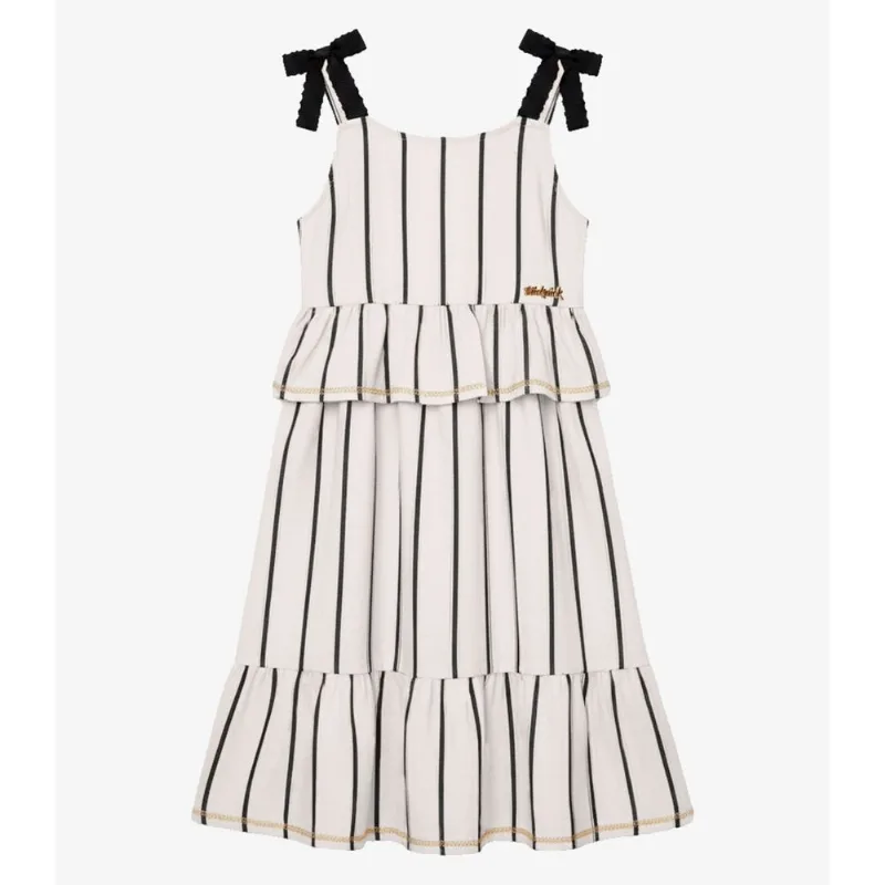 Vestido Infantil Viscolinho Lurex Trick Nick Preto 14