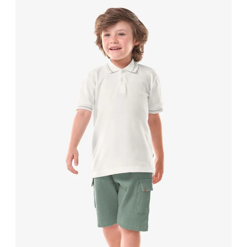 Bermuda Infantil Masculina Gorgurinho Trick Nick Verde 3
