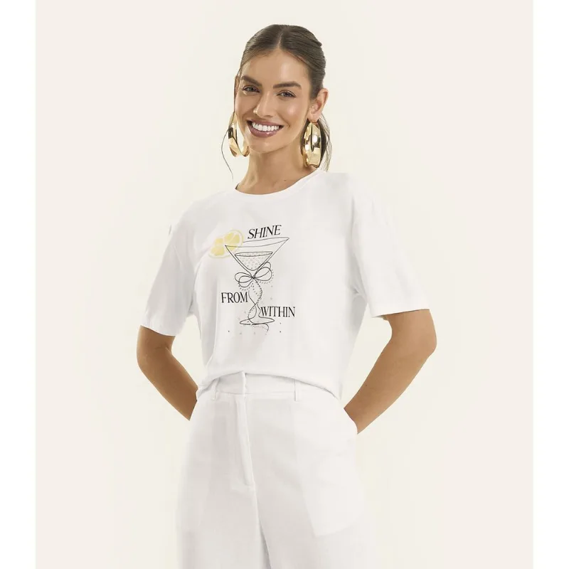 Blusa Feminina Viscotorcion Rovitex Bege GG