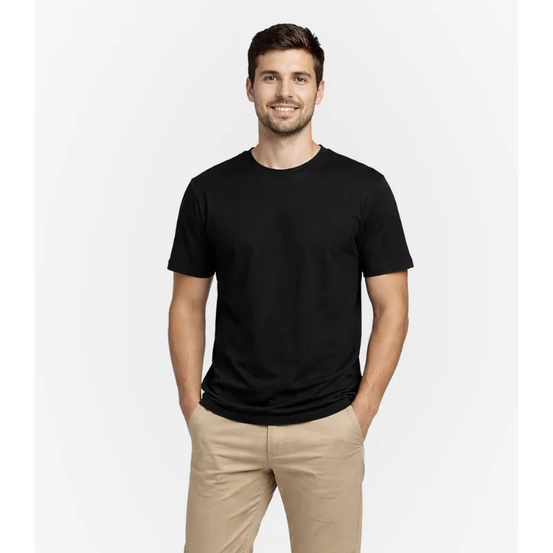 Camiseta Masculina Básica Meia Malha Select Preto PP