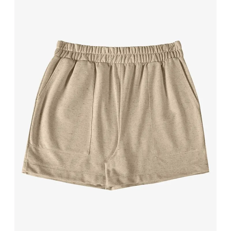 Shorts Feminino Moletinho Linho Rovitex Bege M