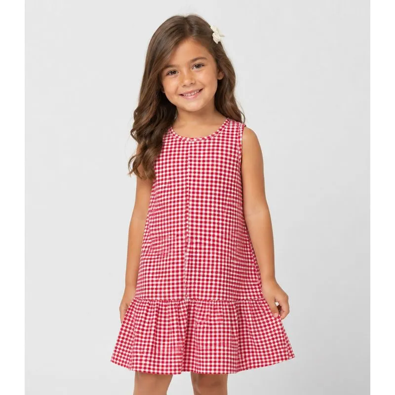 Vestido Infantil Menina Select Vermelho 4