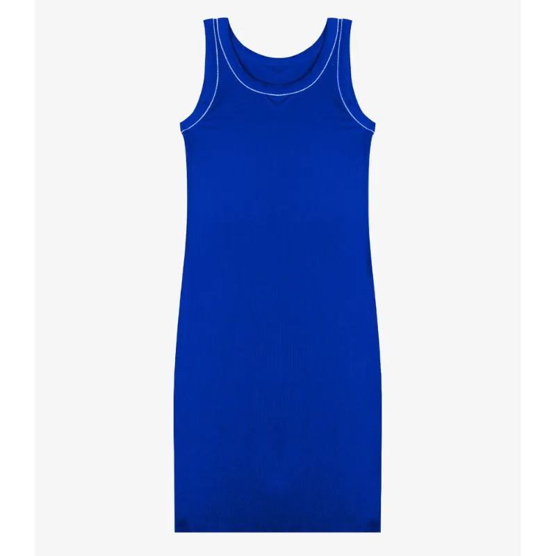 Vestido Curto Feminino Básico Ribana Rovitex Azul GG
