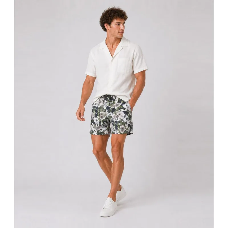 Bermuda Masculina Estampada Tactel Força Do Mar Branco G