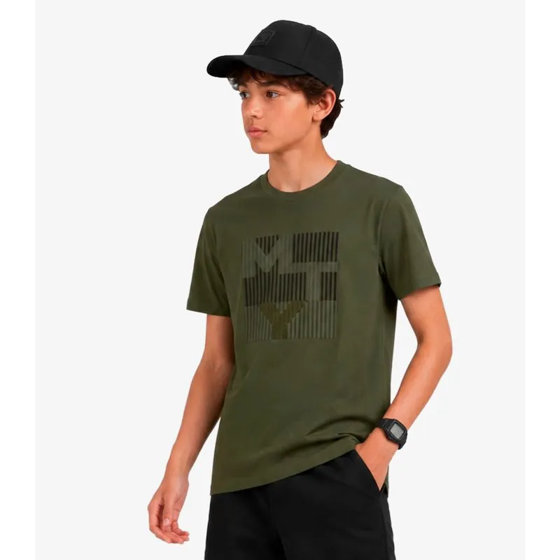 Camiseta Masculina Com Estampa Em Relevo Minty Verde 12