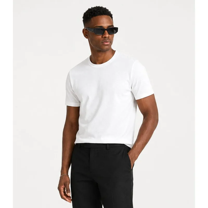 Camiseta Masculina Básica Manga Curta Select Branco Plus G2