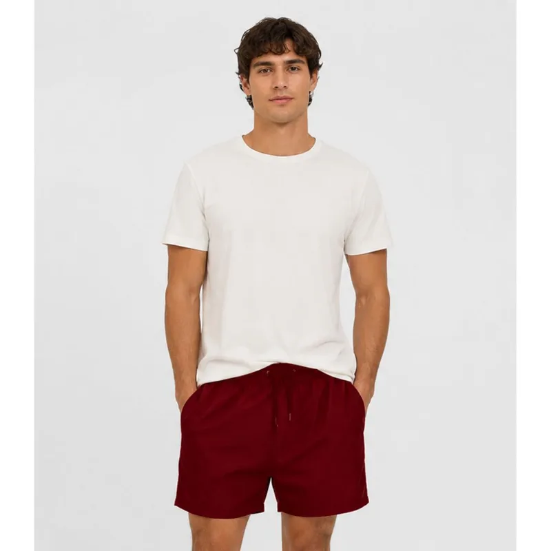 Bermuda Masculina Em Suede Com Bolsos Filt Surf Vermelho M