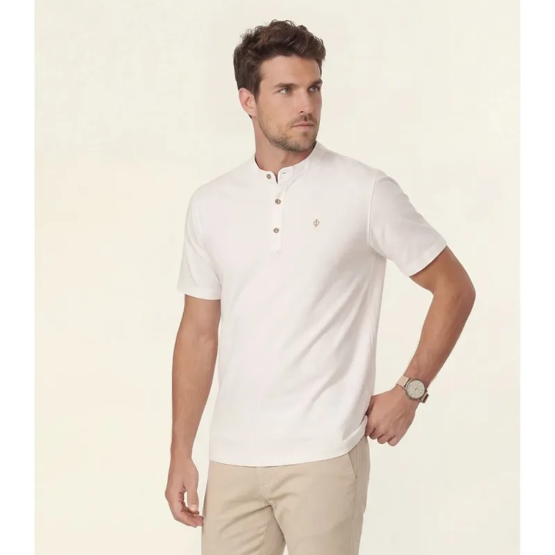 Camiseta Masculina Visco Cotton Diametro Bege G