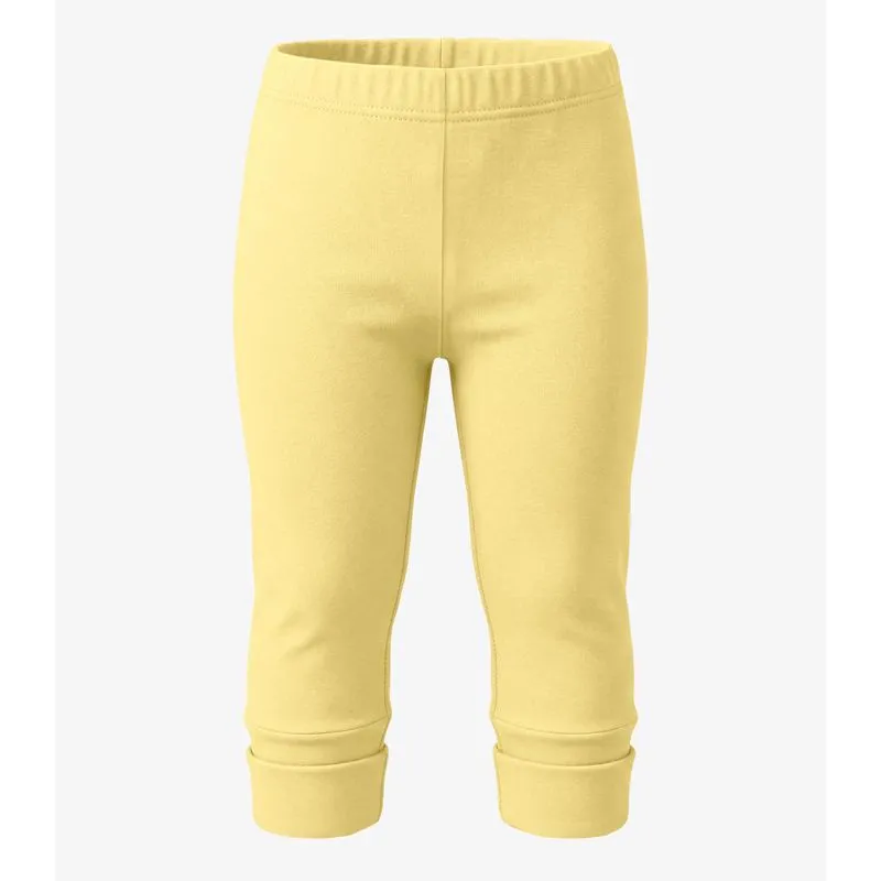 Legging Infantil Feminina Em Cotton Leve Rovi Kids Amarelo M