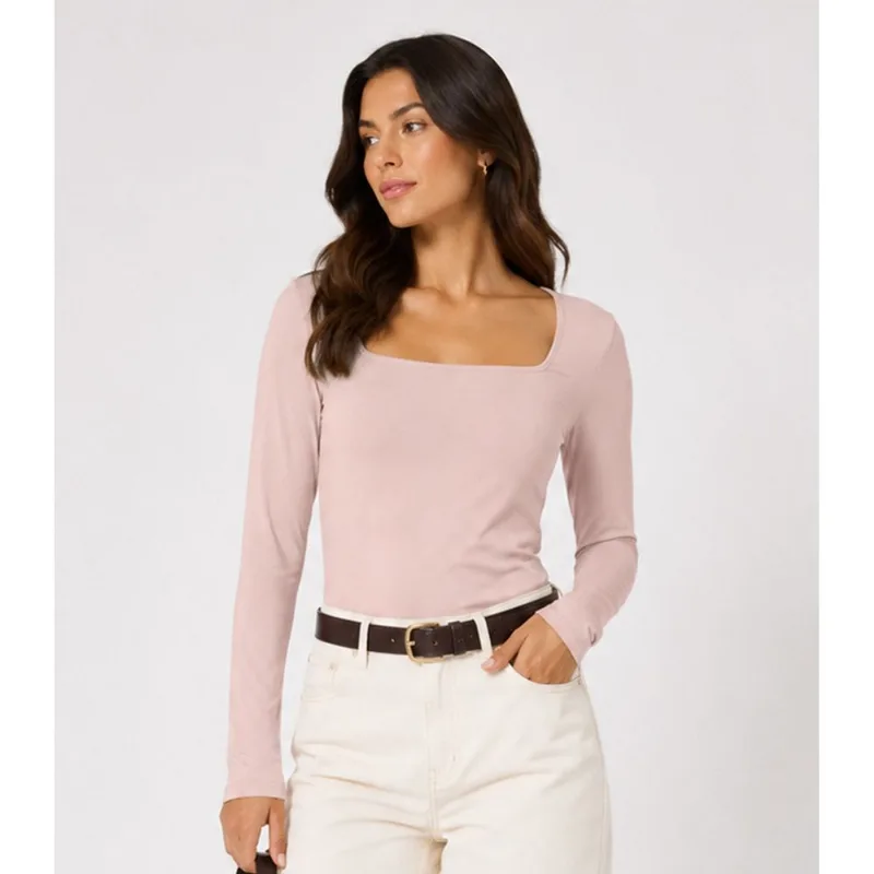 Blusa Manga Longa Feminina Infinita Cor Rosa P