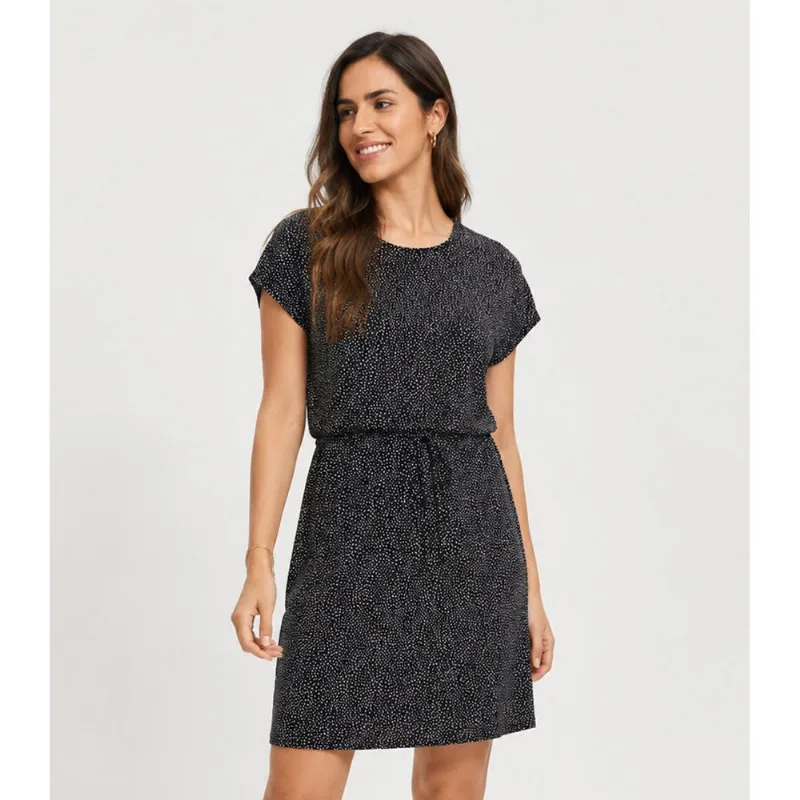 Vestido Curto Em Visco Premiere Infinita Cor Preto GG