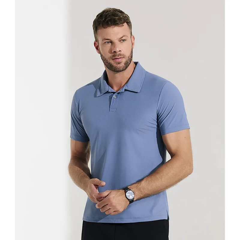 Polo Masculina Em Tecido Poliamida Pique Veev Azul GG