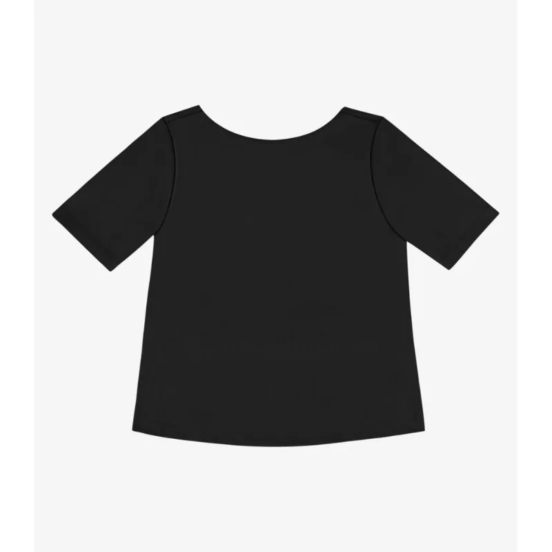 Blusa Feminina Canelada de Poliamida Veev Preto PP