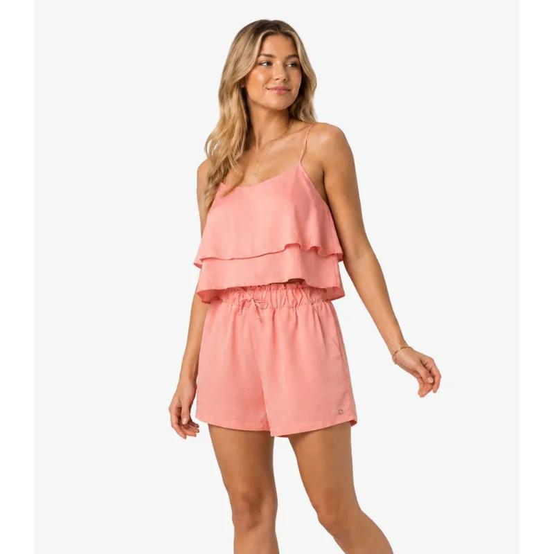 Conjunto Feminino Top Com Shorts Minty Rosa 14