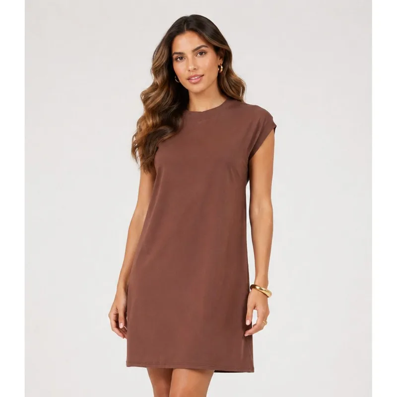 Vestido Feminino Infinita Cor Marrom P