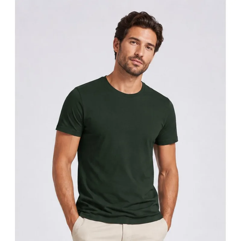 Camiseta Meia Malha Básica Masculina KO Verde P