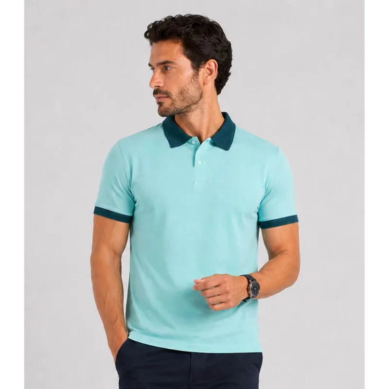 Camisa Polo Masculina Manga Curta Select Verde P