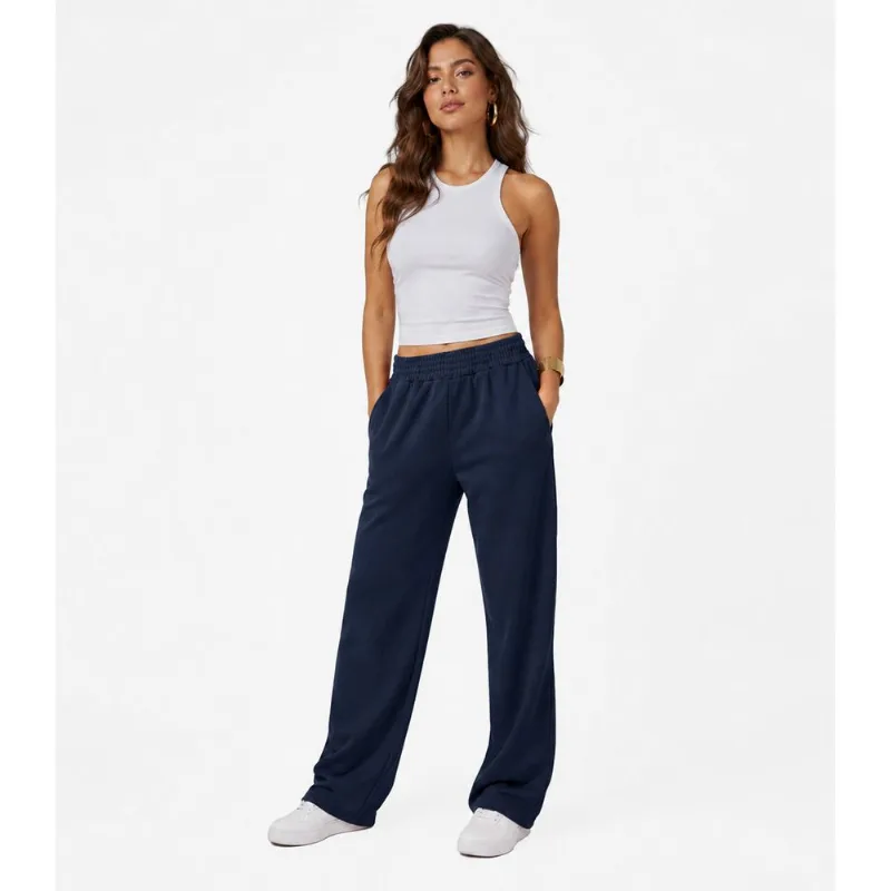 Calça Feminina Em Lanzinha Unique Collection Azul P