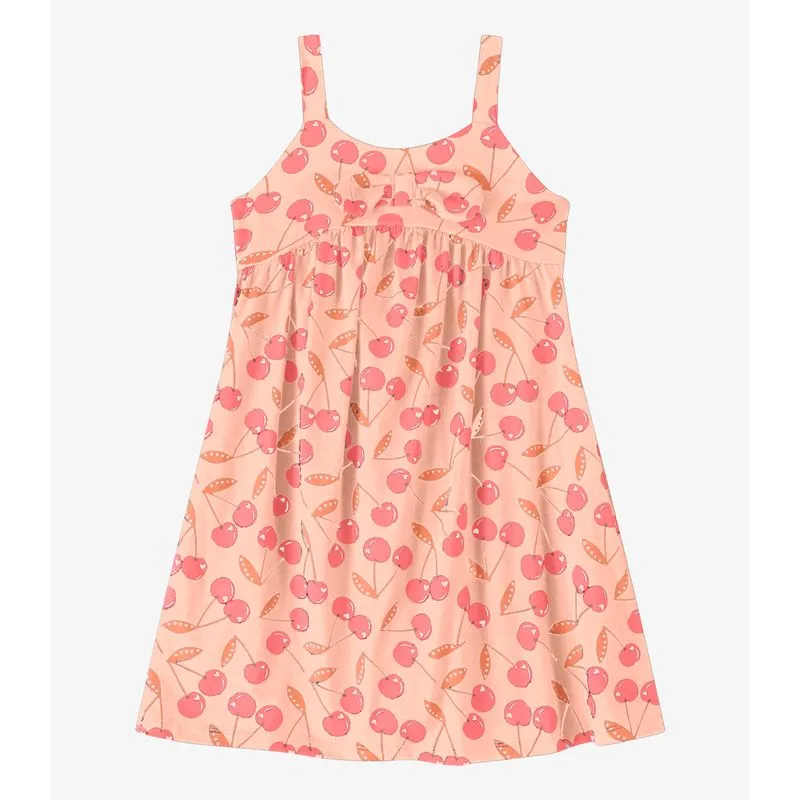 Vestido Verão Menina De Alças Rovi Kids Rosa 10