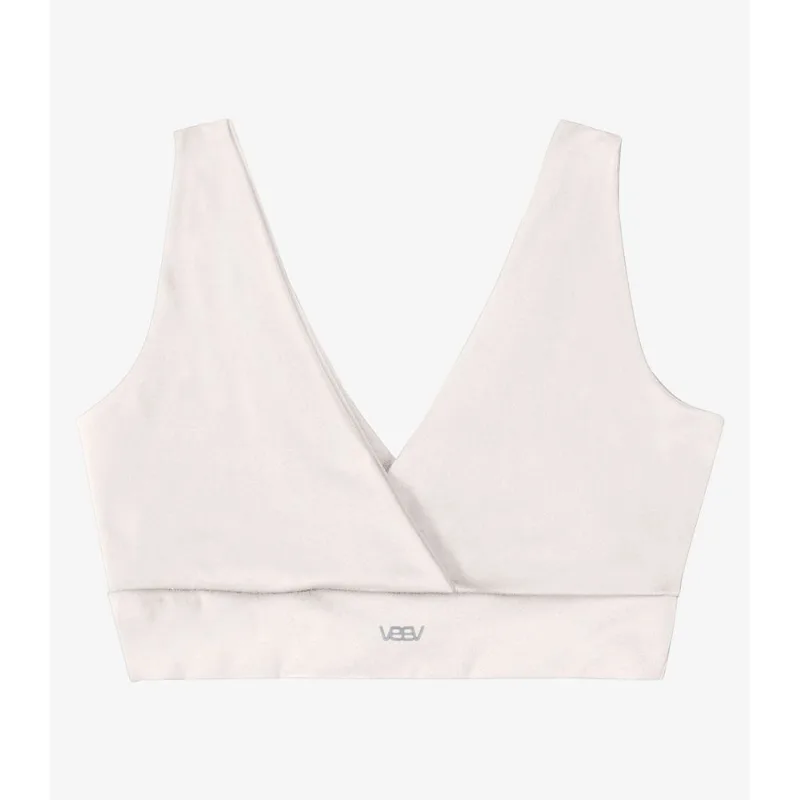 Top Feminino Em Poliamida Intense Veev Bege G