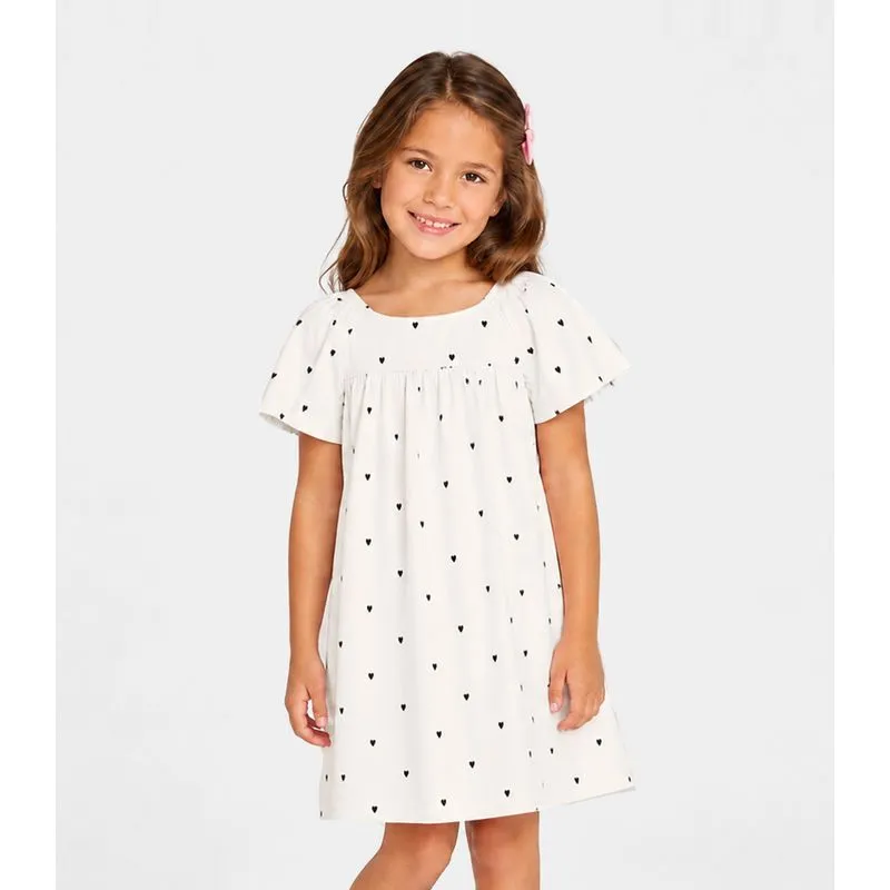 Vestido Menina Infantil Select Bege 6