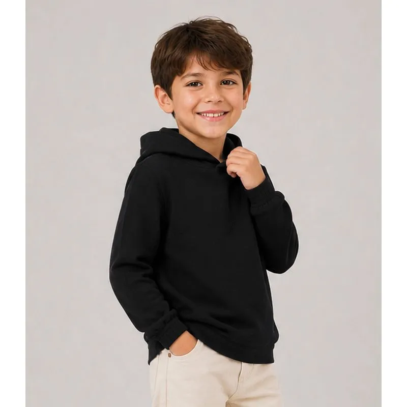 Blusão Masculino Infantil Moletom Peluciado Select Preto 8