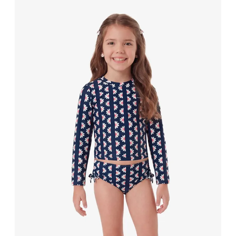 Conjunto Verão Menina Biquíni Rovi Kids Azul 16
