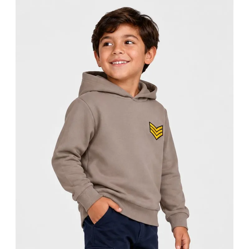 Blusão Com Capuz Masculino Infantil Trick Nick Marrom 4