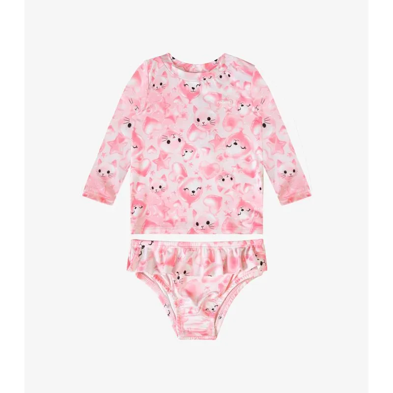 Conjunto Verão Menina Biquíni Rovi Kids Rosa 2