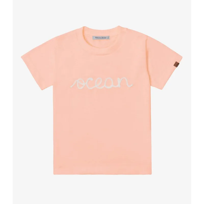 Camiseta Verão Menino Meia Malha Trick Nick Rosa 8