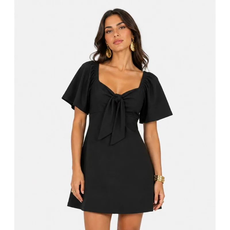 Vestido Feminino Curto Infinita Cor Preto P