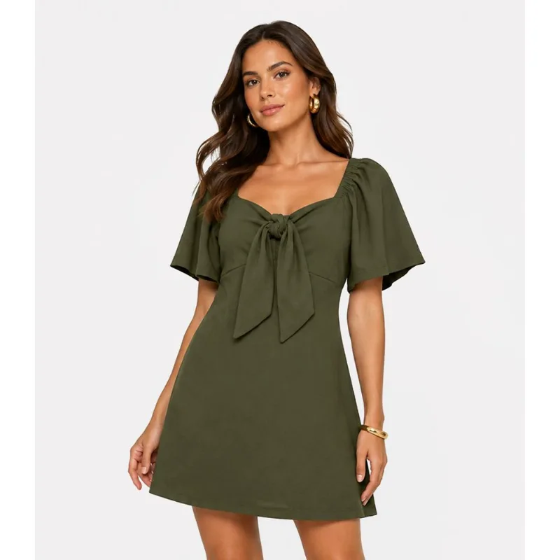 Vestido Feminino Curto Infinita Cor Verde G