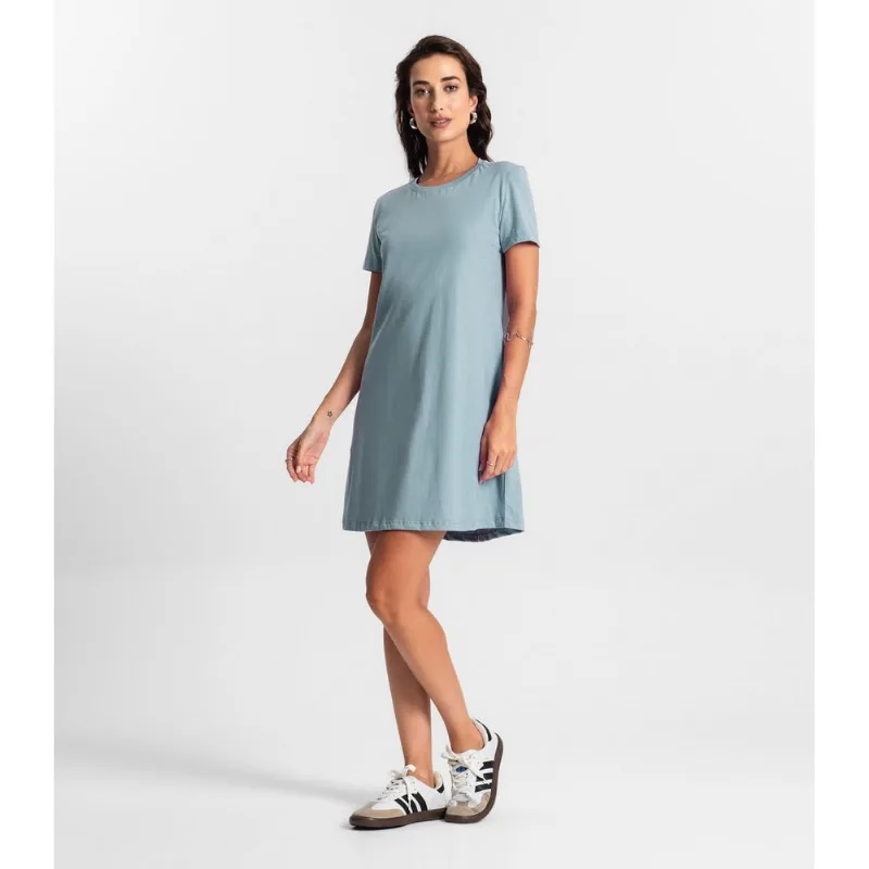 Vestido Feminino Meia Malha Curto Básico KO Rosa G