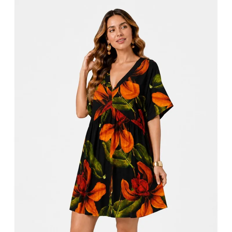 Vestido Feminino Com Decote Em V Infinita Cor Preto M