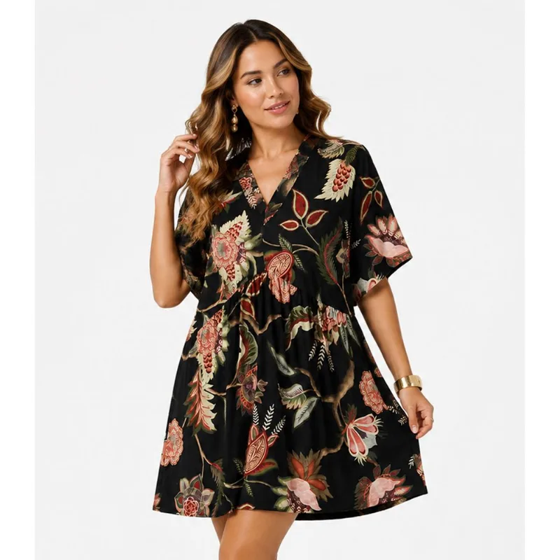 Vestido Feminino Com Decote Em V Infinita Cor Preto M