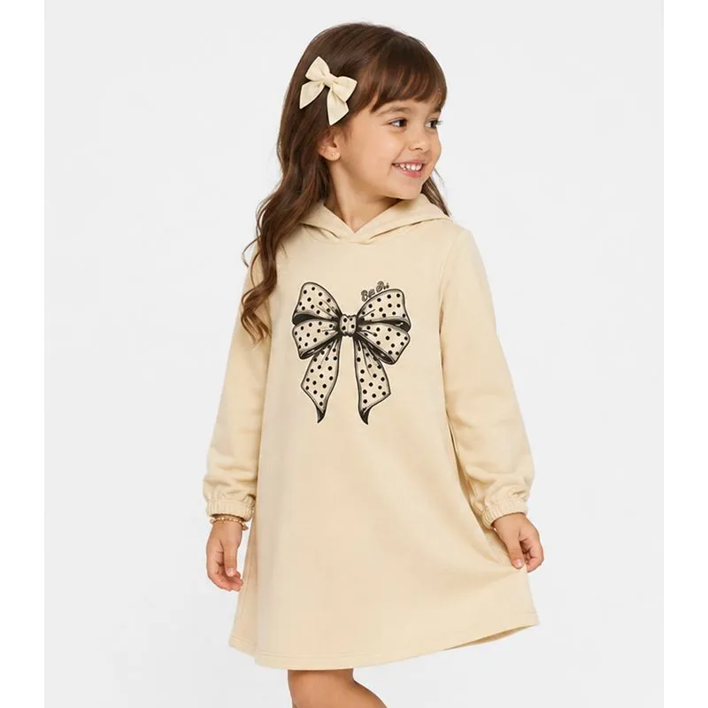 Vestido Infantil Estampado Select Bege 6