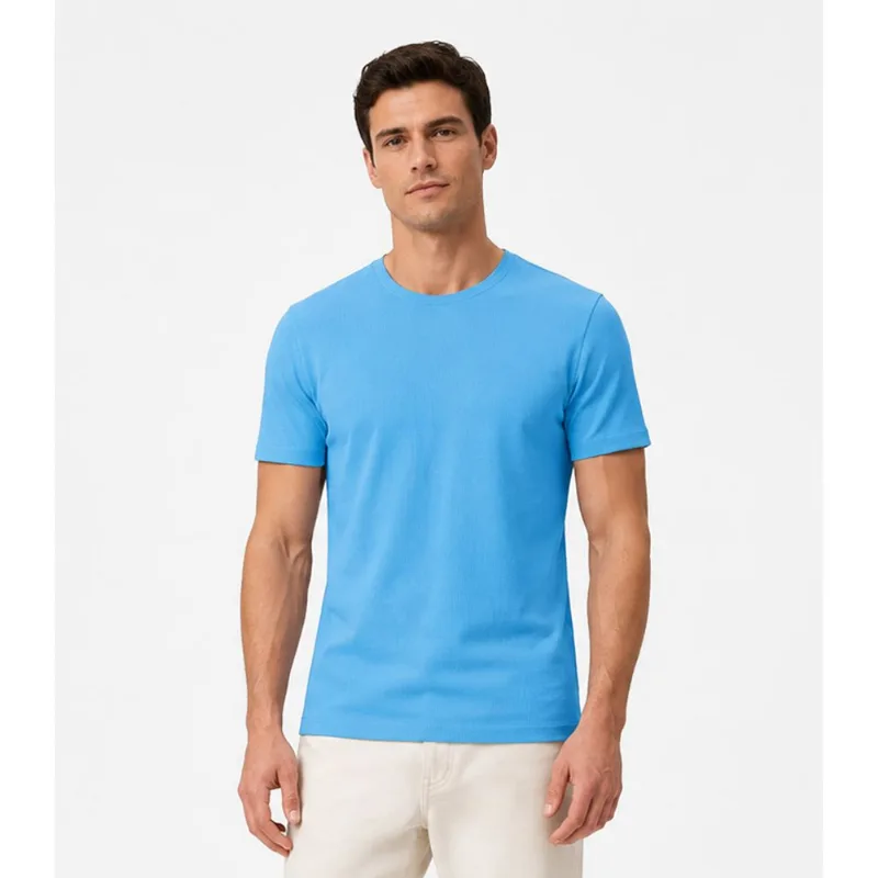 Camiseta Masculina Básica Select Azul GG