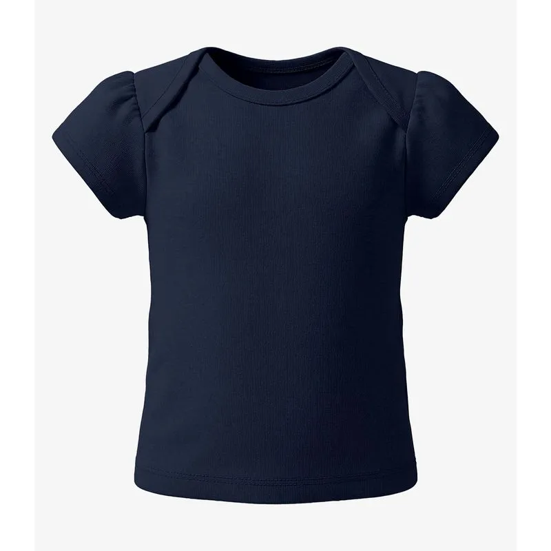 Blusa Infantil Feminina Cotton Leve Rovikids Azul 2