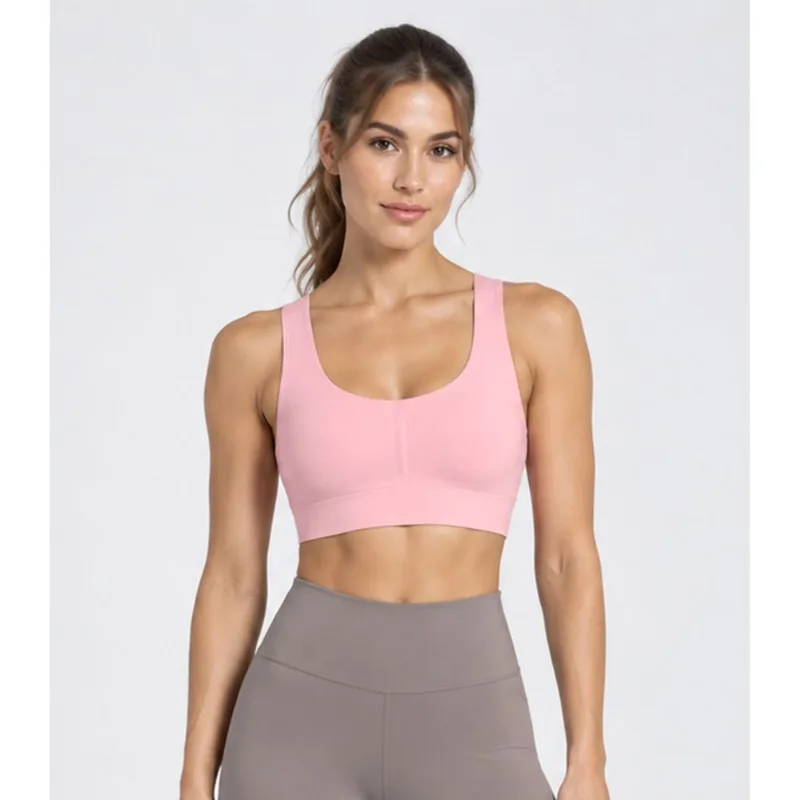 Top Feminino Fitness Em Poliamida After Body Rosa M