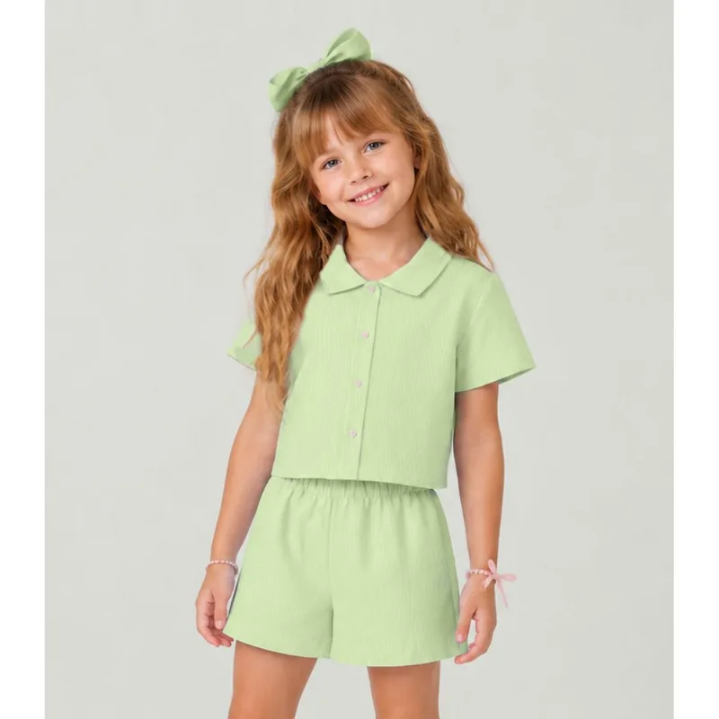 Conjunto Infantil Camisa E Short Trick Nick Verde 10