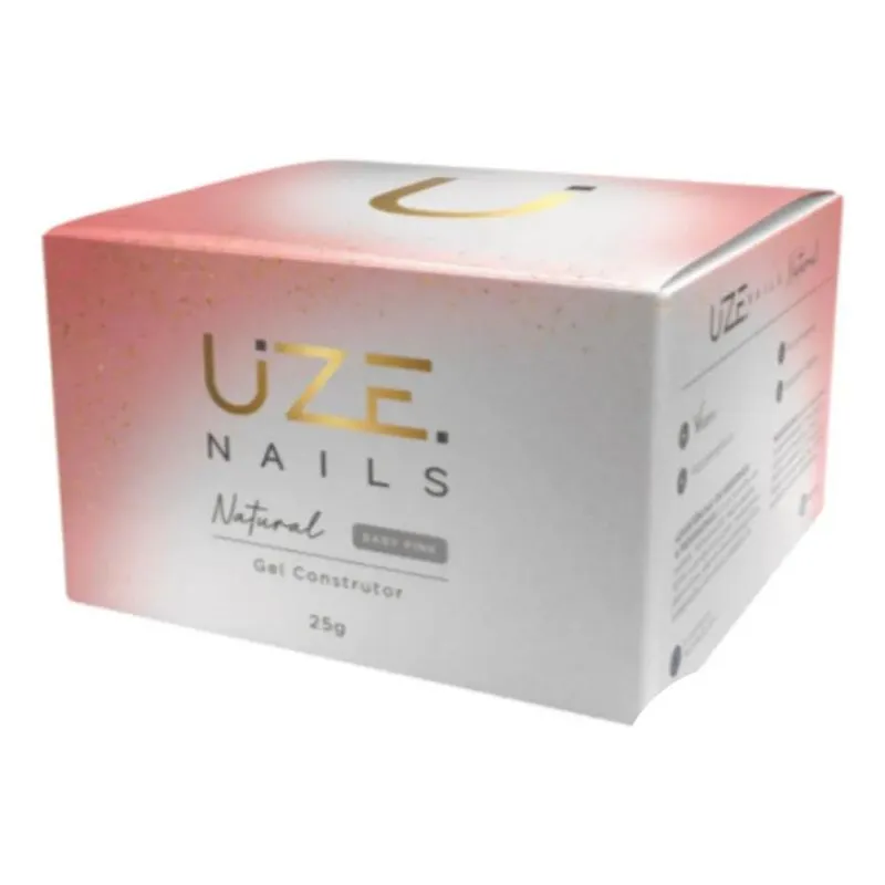 10x Gel Construtor Baby Pink 25g - Uze Nails