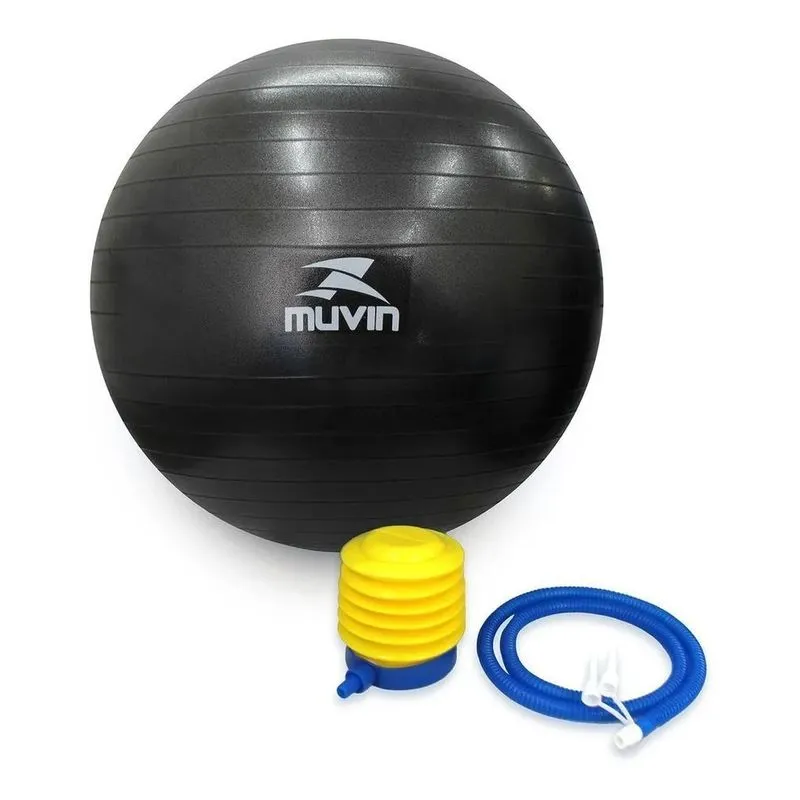 Bola De Pilates 55cm Muvin - Antiestouro - Suporta Até 300kg