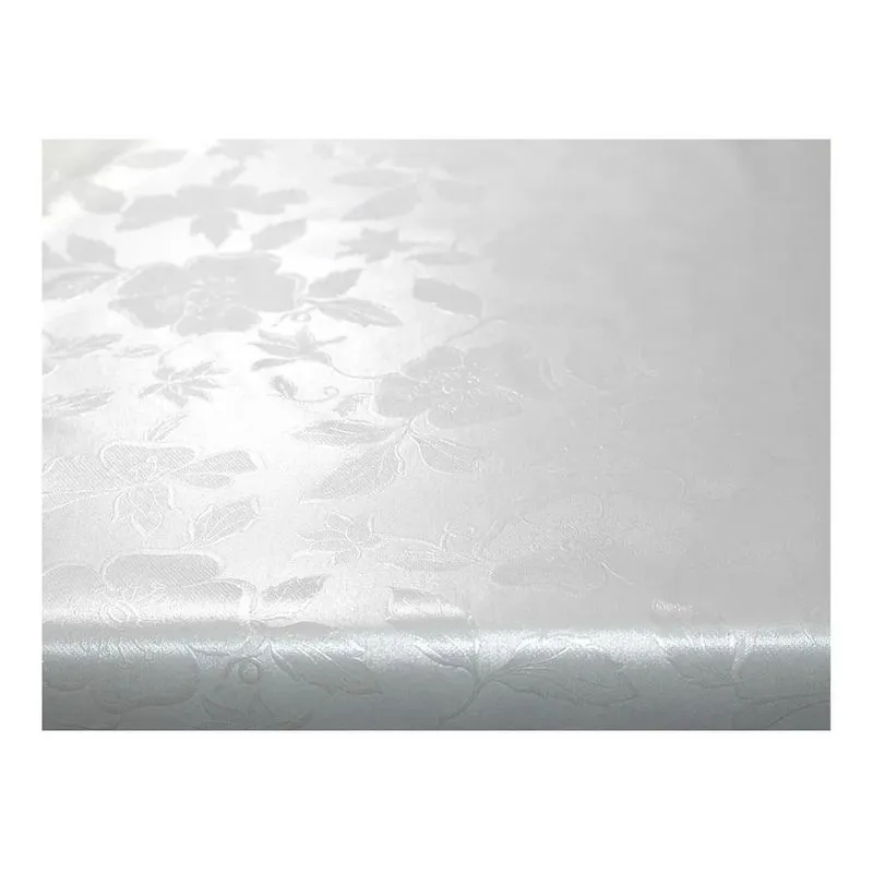 10x Toalha De Mesa Térmica Pvc Impermeável Branca S 1,40 X