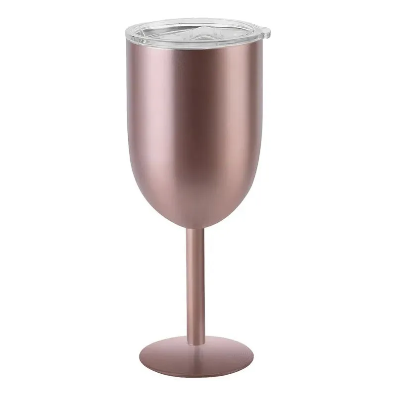 Taça Térmica Gin Drinks Vinho Bebidas Parede Dupla Branco Pre