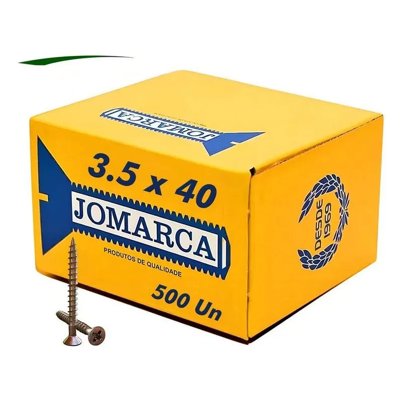 2x Parafuso Philips Chipboard Cabeça Chata 3,5 X 40mm 500 Pç