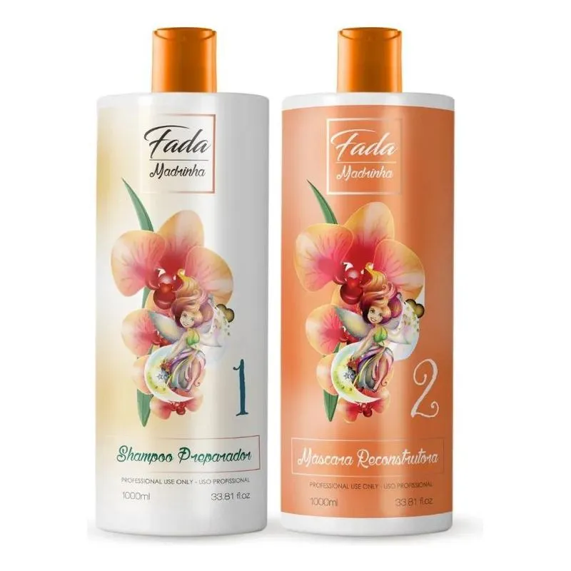 3x Escova Progressiva Paiolla Profissional Fada Madrinha 1l
