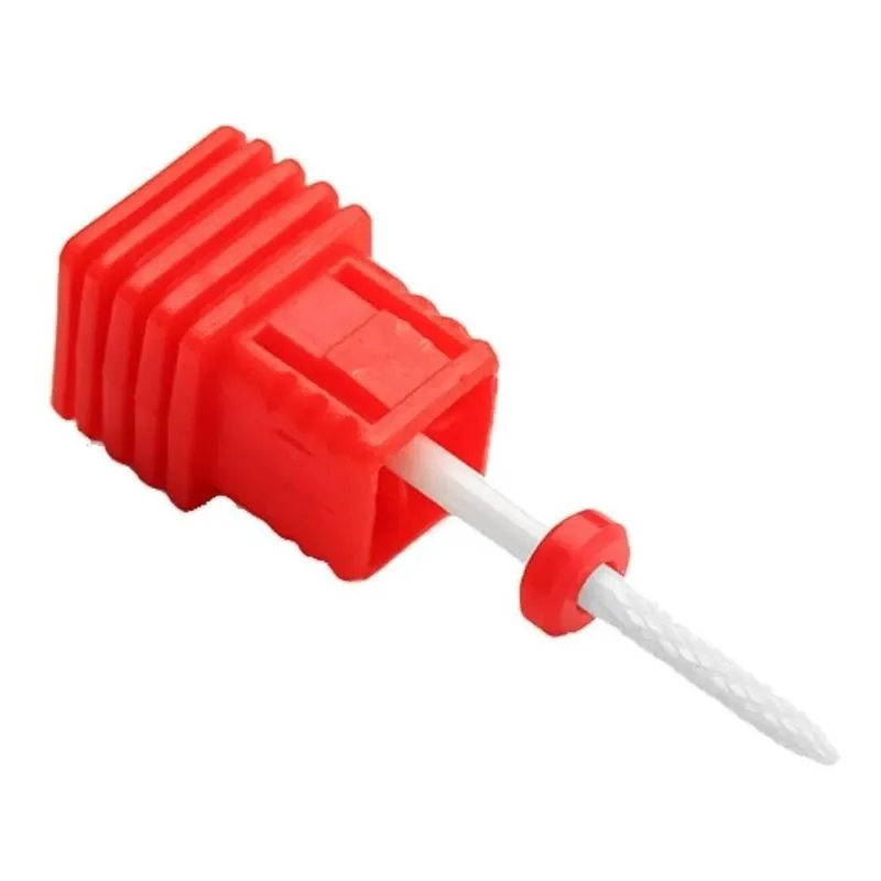 5x Broca Profissional Cerâmica Para Unhas Acrigel Lixa Ponta