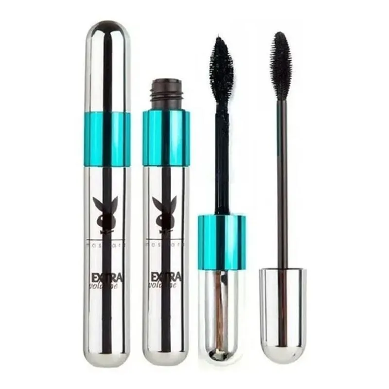 Máscara Cílios Rímel 2 Em 1 Extra Volume Playboy Hb84599 Cor