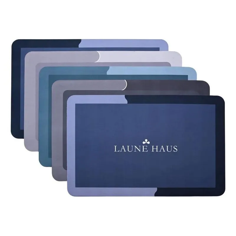 3x Kit 03 Tapete Magico Ultra Absorvente Banheiro Laune Haus